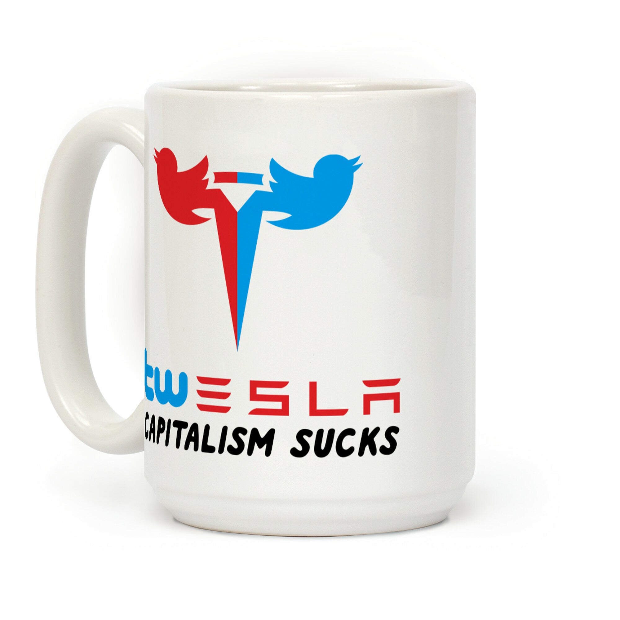 Twesla Capitalism Sucks Coffee Mug